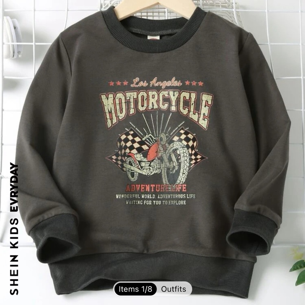Boys 5-6yr SHEIN sweatshirt